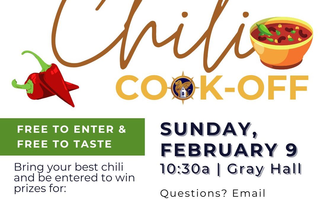 Chili Cook-off—Sunday, February 9