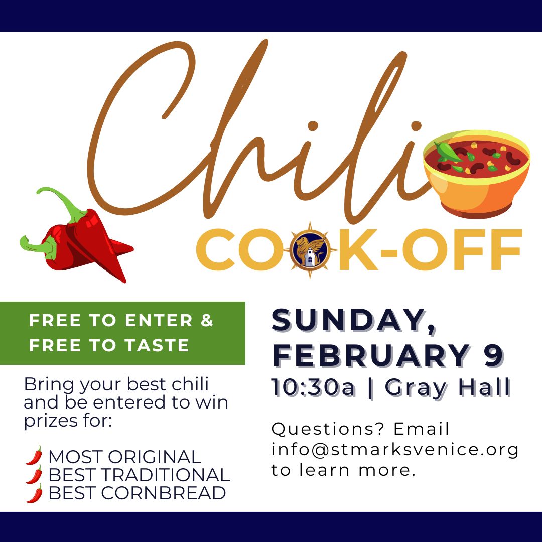 Chili Cook-off—Sunday, February 9