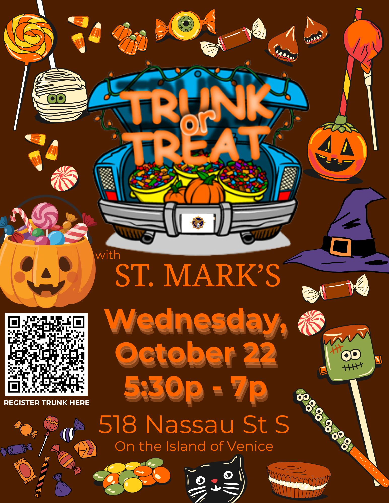 Trunk or Treat with St. Mark’s!